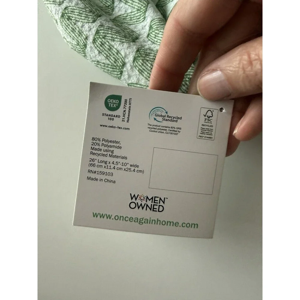Once Again Home Co. Fast Drying Hair Towel Green